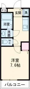 レボントゥリはせでⅡ番館の間取り画像