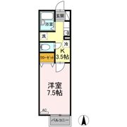 クレール竹原の間取り画像