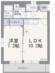 フィールドコート ペルラの間取り画像