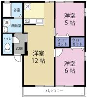 レトアRainBow Bの間取り画像