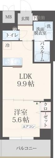 フォンテーヌu.の間取り画像
