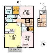 フォレスト Aの間取り画像