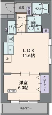 ソレイユ北田町の間取り画像