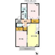 エクセル松下 Aの間取り画像