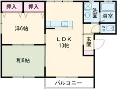 コーポ・アンビション Aの間取り画像