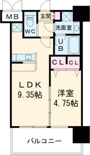 プレジオ布施ASIANの間取り画像