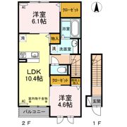 コンフォール西小鷹野の間取り画像