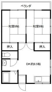 コーポ藤宮の間取り画像