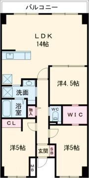 PHOENIX COURT 交野IIの間取り画像