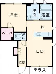 エスポワールの間取り画像
