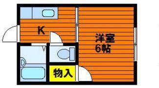 ハイツもみじの間取り画像