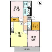 ハイカムール北浦の間取り画像