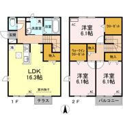 カーサ エレンシアの間取り画像