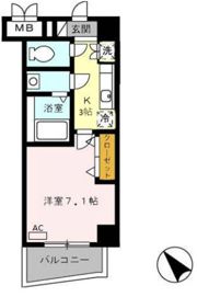 レジデンス浜田の間取り画像