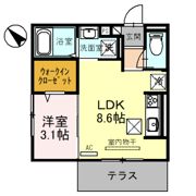 Cozy Cote 上鳥羽の間取り画像