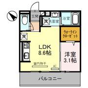Cozy Cote 上鳥羽の間取り画像