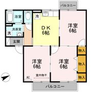 パークサイド堀南 C棟の間取り画像