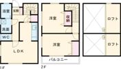 さつき3丁目メゾネットの間取り画像