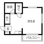 ビリオン有瀬の間取り画像