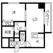 メトロ月寒中央の間取り画像