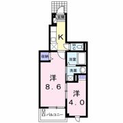 クリスタルガーデン カラーの間取り画像