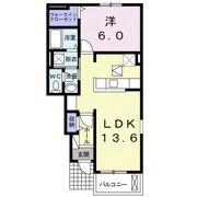 ベルベル Ⅱの間取り画像