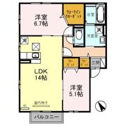 ビーノ Ⅰの間取り画像