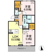 D-roomちはら台Fの間取り画像