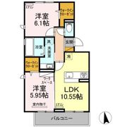 D-roomちはら台Fの間取り画像