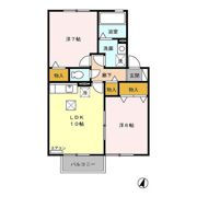 セジュール杉本 Bの間取り画像