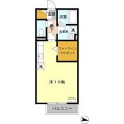 MiTaNDa HEIGHTS Bの間取り画像