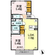 カルミア A棟の間取り画像