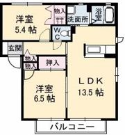 シャーメゾンきらら A棟の間取り画像