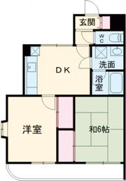 朝日マンションの間取り画像