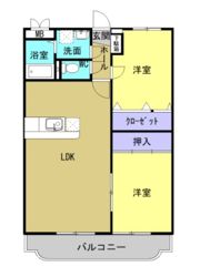 ベルメゾン秀の間取り画像