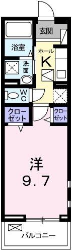 エレガンス リングの間取り画像