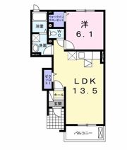 ベル フレールの間取り画像