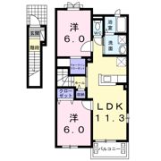 エクシード住吉の間取り画像