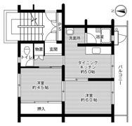 ビレッジハウス久世2号棟の間取り画像