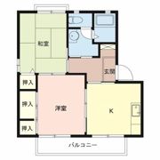 メゾンソレーユⅡの間取り画像