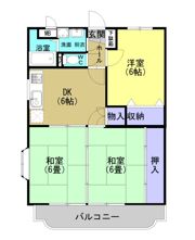 イースト鹿児島の間取り画像