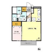マーメゾンMの間取り画像