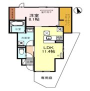 アビタシオン仁川Ⅱの間取り画像