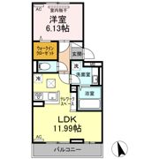マッセル大在の間取り画像