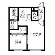 Chambre宮の沢(シャンブル)の間取り画像