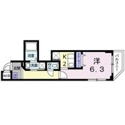 ローズ ボヌールの間取り画像