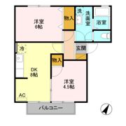 メゾンタムラ Cの間取り画像