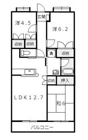 エクレール21の間取り画像
