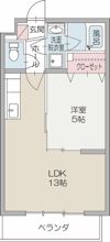 ココドール柚木の間取り画像