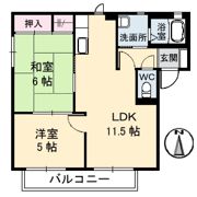 シャーメゾントルペの間取り画像